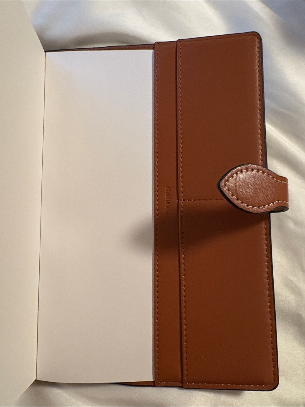 CELINE refillable notebook cover w/ starter blank notebook - Picture 8 of 9